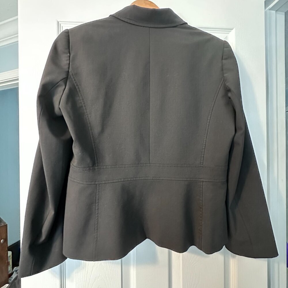 Alex Marie Black Two Button Blazer Suit Jacket Size 14 - Picture 3 of 7